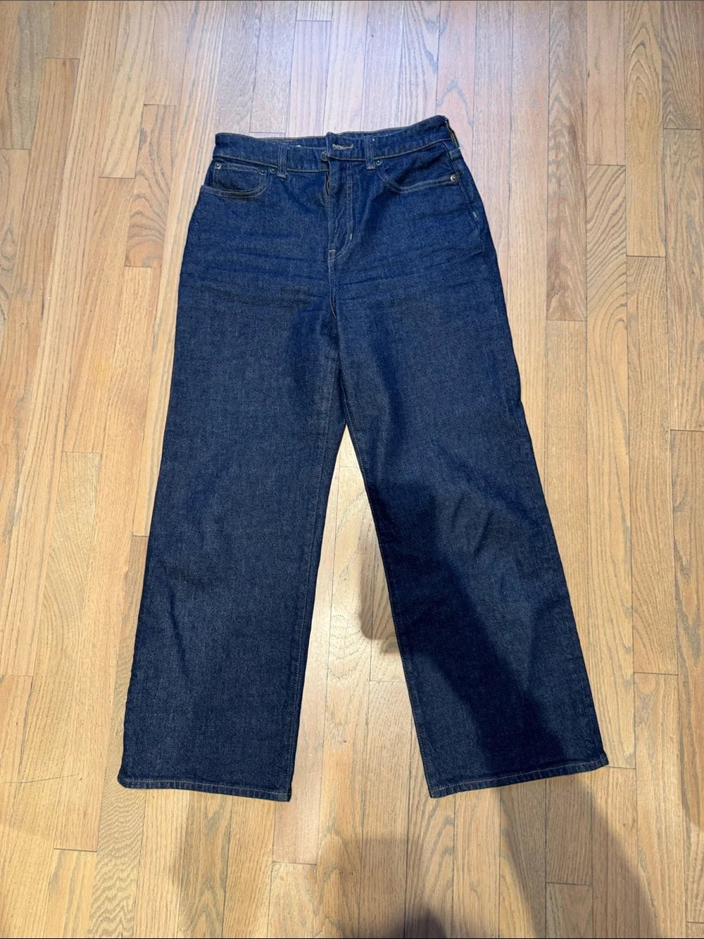 J. Crew Indigo Wide-Leg Jeans - 27